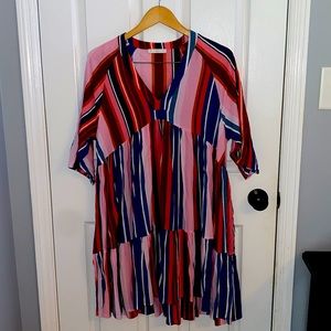 Karlie multicolor dress. Size large